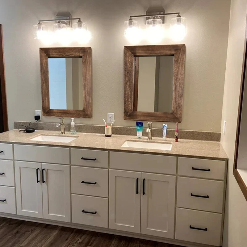 سيلفيا مرآة خشبية معلقة - الصورة 8