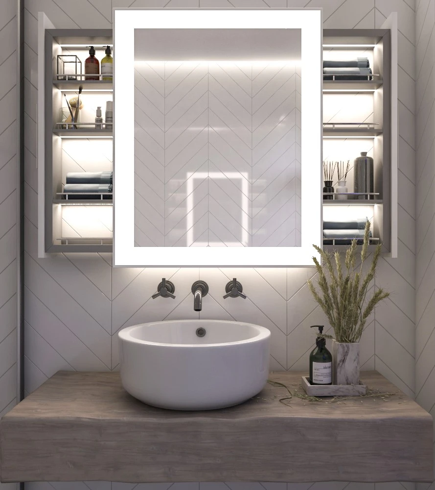 آلبا مرايا مضيئة بوحدة تخزين خلفية متحركة - الصورة 2