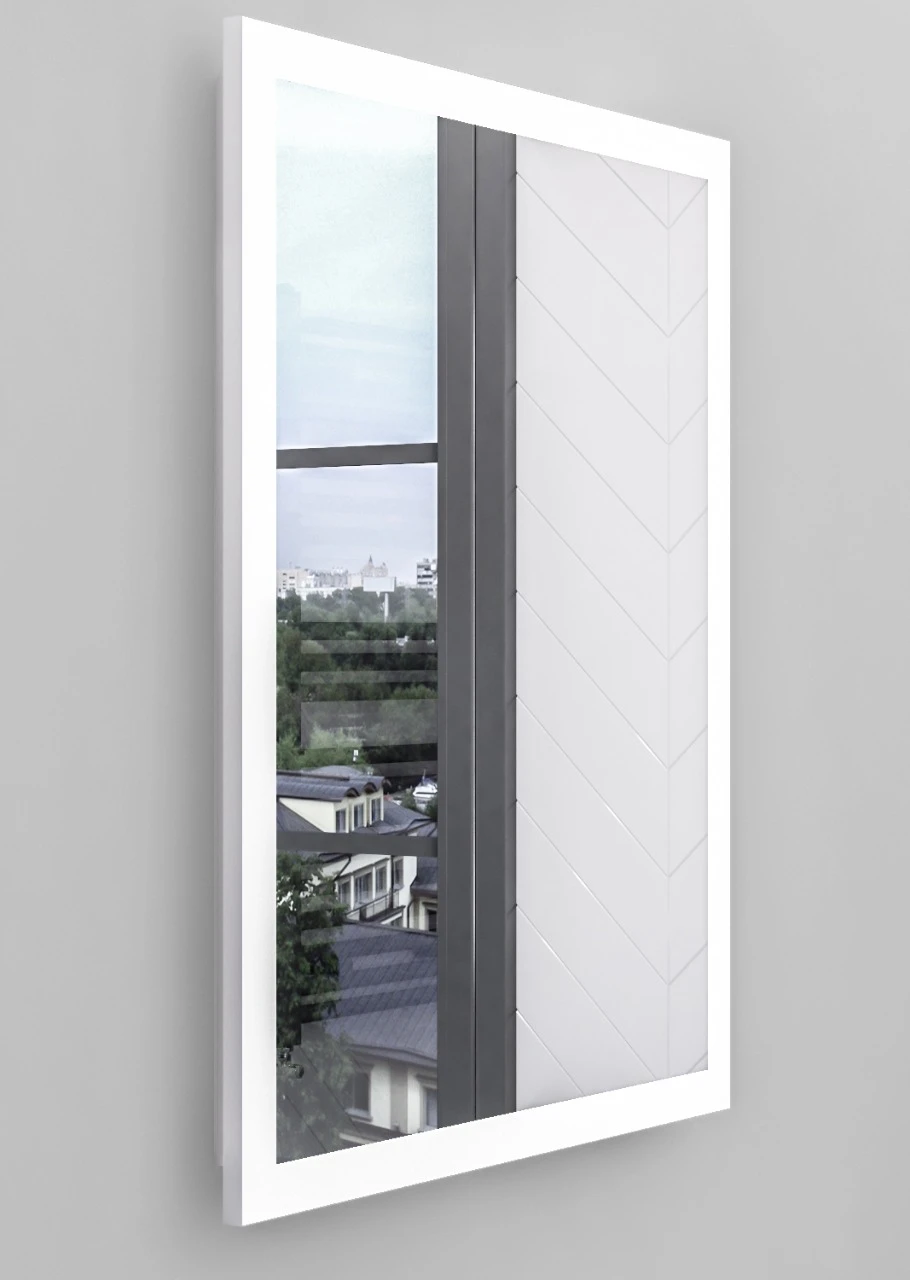 مرايا ليد مضيئة خشب طبيعي - الصورة 5