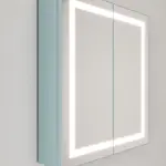 Roca LED mirror unit and cabinet