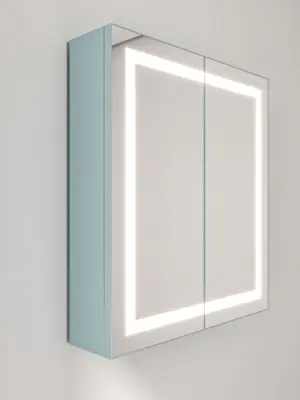 Roca LED mirror unit and cabinet