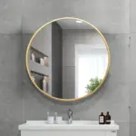 كورينا مرآة حائط معلقة مستديرة