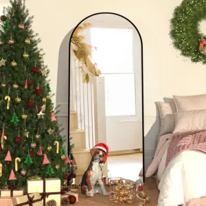 آركا مرآة ستاند كاملة الطول ذات إطار مقوس