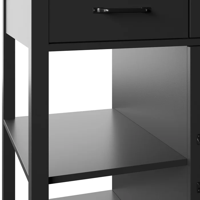 بليبي عربة مطبخ من الخشب الطبيعي - الصورة 17