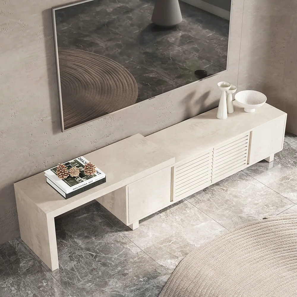 جامي وحدة تليفزيون مودرن خشب طبيعي - الصورة 10