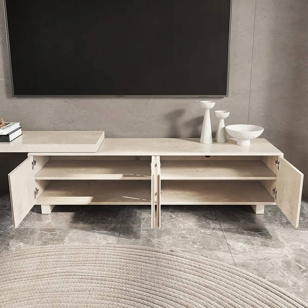 جامي وحدة تليفزيون مودرن خشب طبيعي - الصورة 11