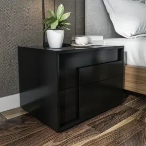 كاي طاولة غرفة نوم خشب مع 2درج