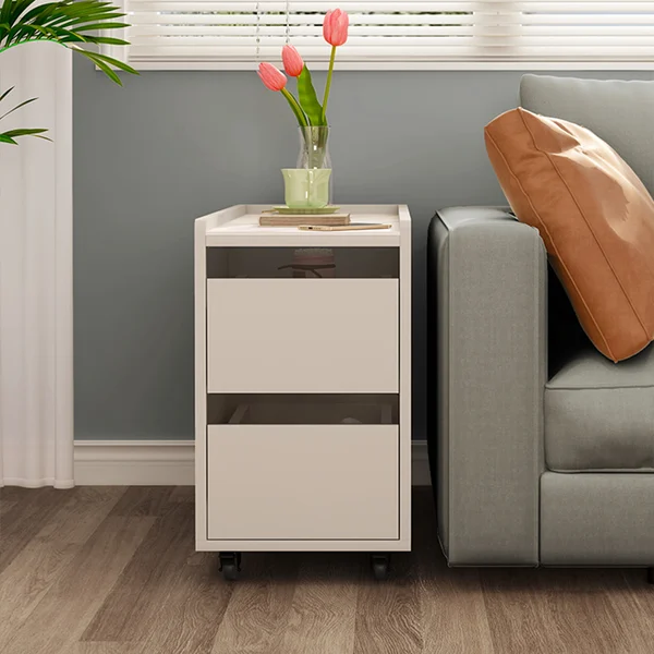 طاولة جانبية ڤيجيس خشب طبيعي متعددة الاستخدامات - الصورة 3