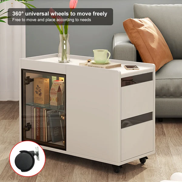 طاولة جانبية ڤيجيس خشب طبيعي متعددة الاستخدامات - الصورة 7