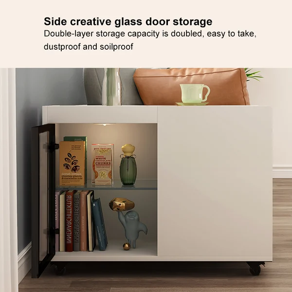 طاولة جانبية ڤيجيس خشب طبيعي متعددة الاستخدامات - الصورة 8