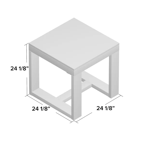 أنابيلا طاولة جانبية خشب طبيعي - الصورة 9