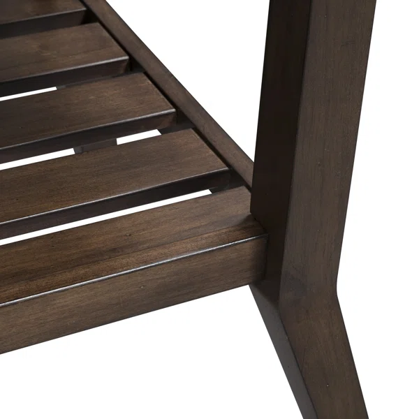 أرييس طاولة جانبية خشب طبيعي - الصورة 5