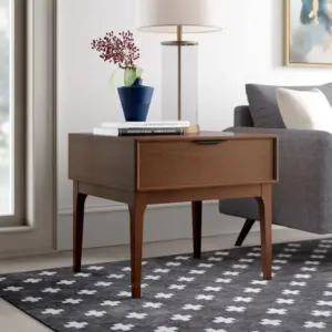 فيجلس طاولة جانبية خشب طبيعي