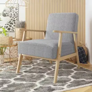 لوتشى كرسي خشب طبيعى