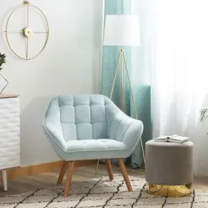 ڤيري كرسي فوتيه خشب طبيعي