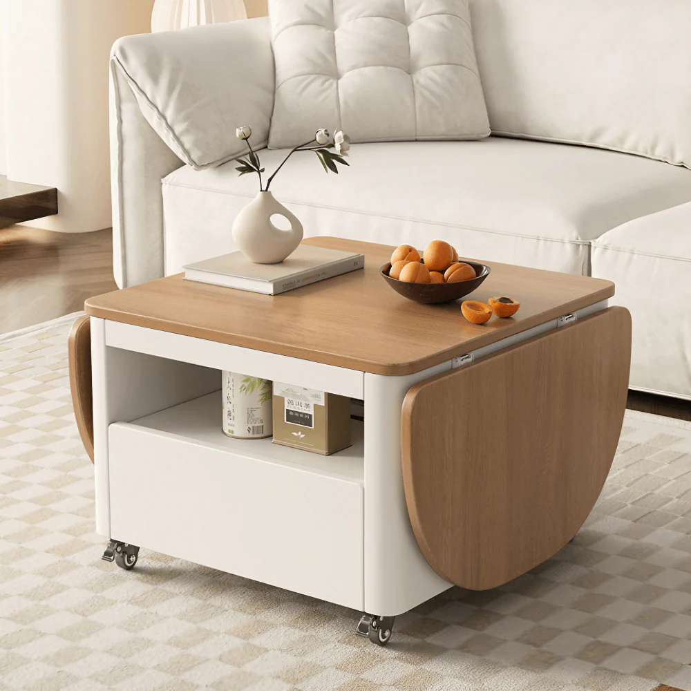 طاولة قهوة خشب طبيعي بيكيا - الصورة 4