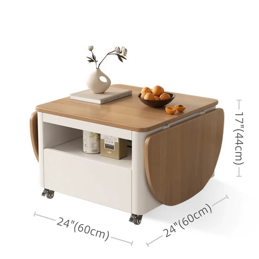 طاولة قهوة خشب طبيعي بيكيا - الصورة 8