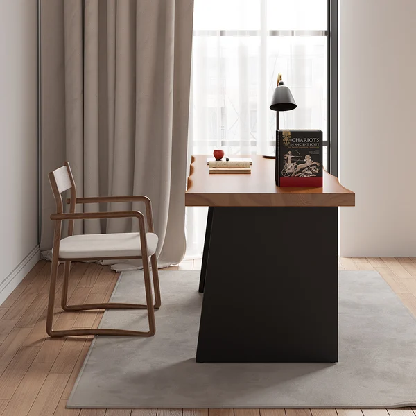 ونديجو مكتب خشب طبيعي - الصورة 3