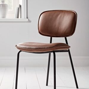 ميلانو كرسي مودرن بني من ليفينج