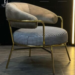 هيريتد كرسي جولد مودرن من ليفينج