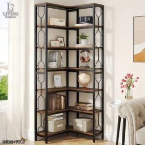 نيكسوس مكتبة مودرن من المعدن والخشب