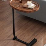 توري طاولة جانبية مودرن خشب طبيعي