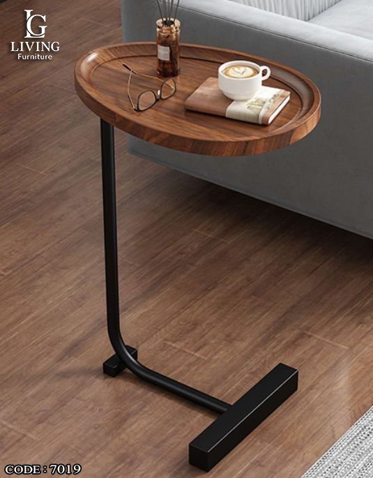 توري طاولة جانبية مودرن خشب طبيعي