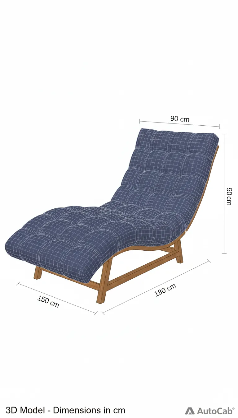 أريڤا شزلونج استرخاء مودرن مبطن - الصورة 4