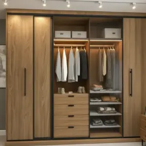 ڤيرونا خزانة سحاب مودرن بأرفف متعددة