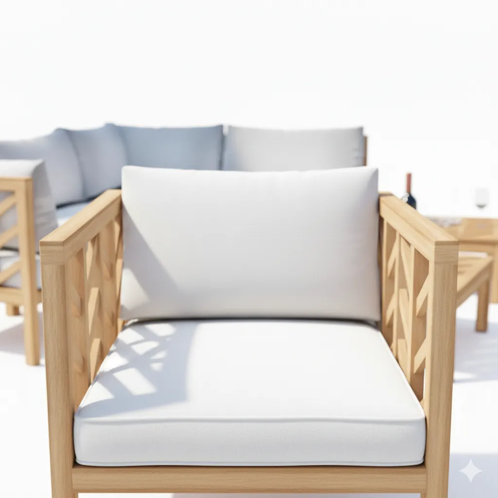 بيلونا طقم خارجي خشبي بتصميم عصري من LIVING - الصورة 2