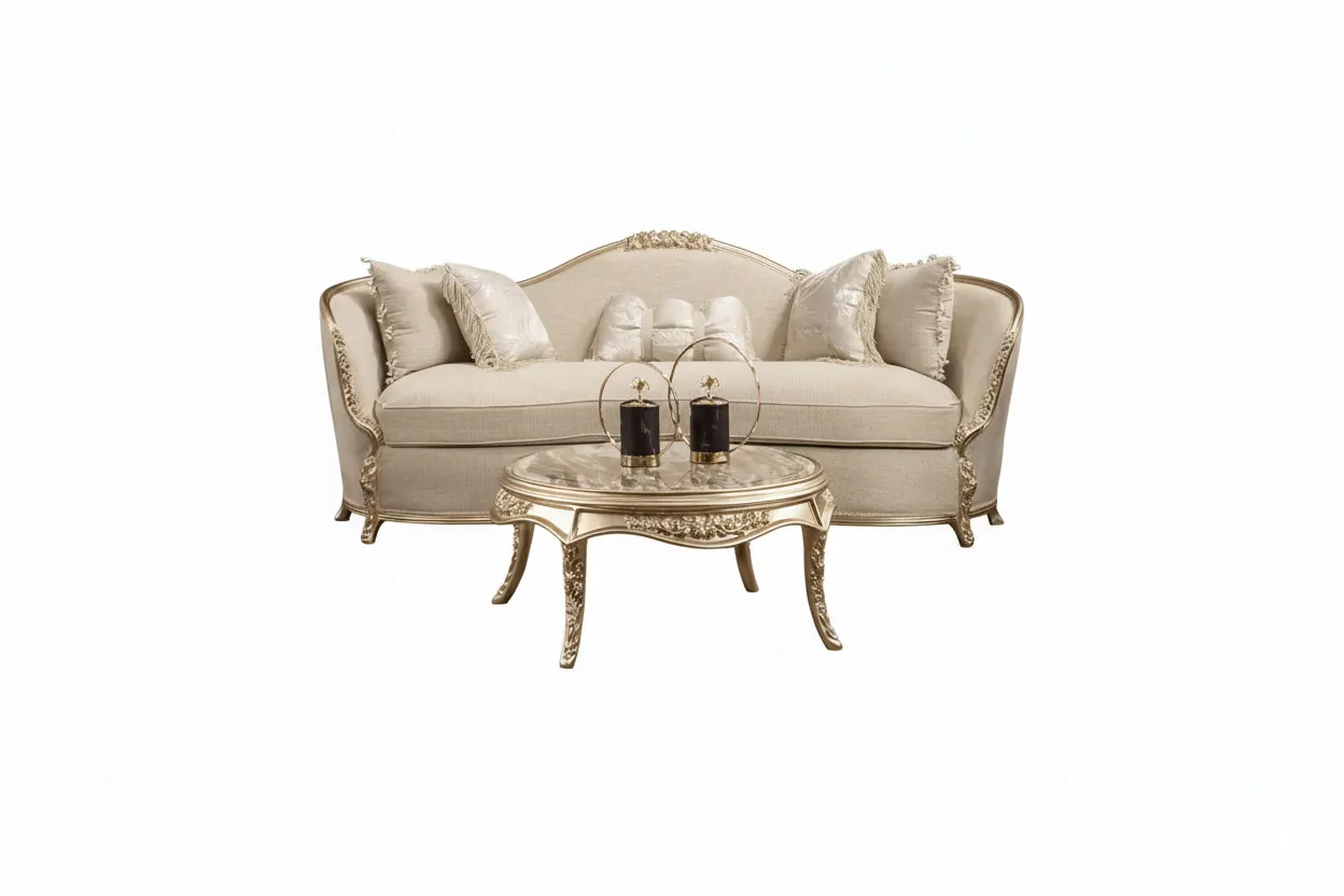 إمبريال صالون كلاسيك فاخر بتشطيبات ذهبية - الصورة 3