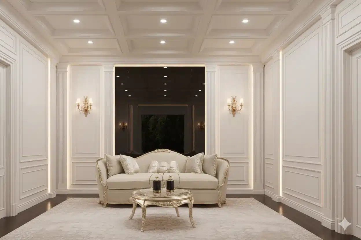 إمبريال صالون كلاسيك فاخر بتشطيبات ذهبية - الصورة 2