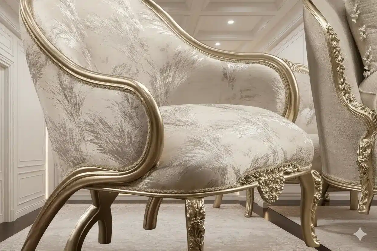 إمبريال صالون كلاسيك فاخر بتشطيبات ذهبية - الصورة 6