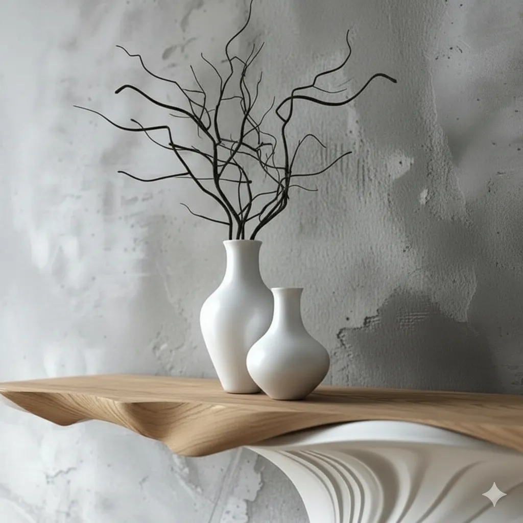 أونيكس كونسول منحوت بتصميم فني عصري - الصورة 4