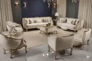 روياليس صالون كلاسيك ذهبي