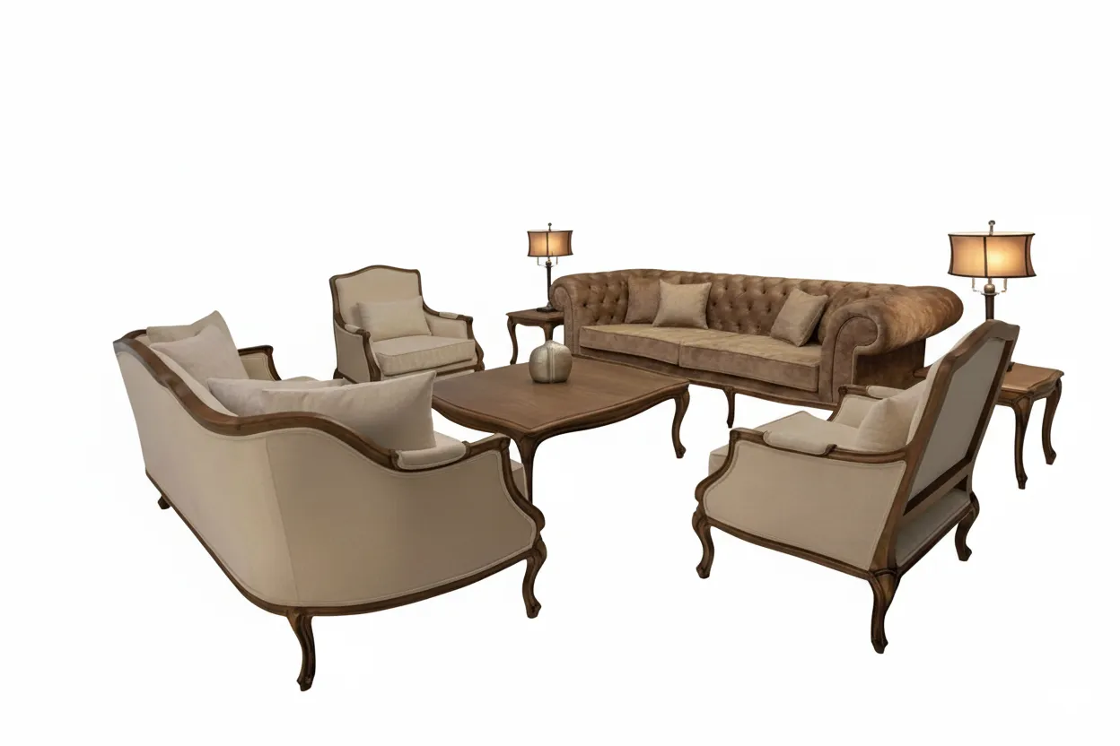 أوريليا طقم صالون كلاسيك فاخر - الصورة 4