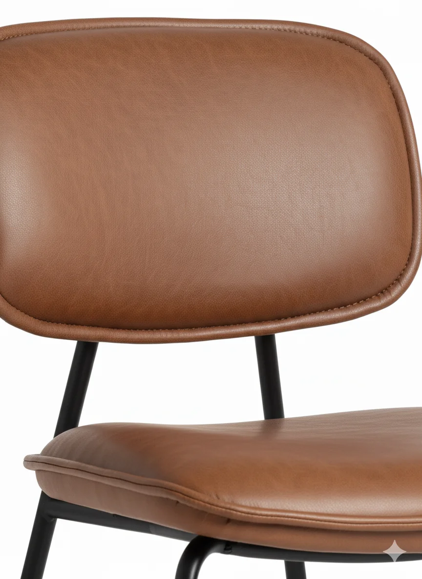 ميلانو كرسي مودرن بني من ليفينج - الصورة 3