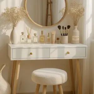 أورورا تسريحة مكياج مودرن بأرجل خشبية طبيعية