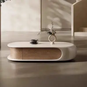 أوريما طاولة قهوة عصرية بخطوط ناعمة