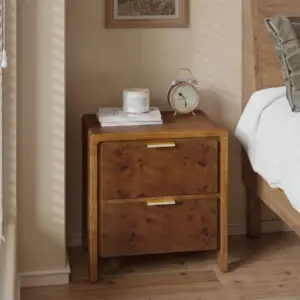 أوريـــان كومود جانبي خشب طبيعي بتفاصيل فاخرة