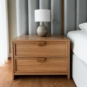 نوتا كومود مودرن بخطوط خشبية طبيعية