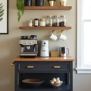 أورمالو ركن قهوة خشبي عصري