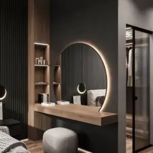 إيليـــوس تسريحة حائط بإضاءة خلفية وتصميم عصري