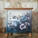 إليوفلرا وحدة أدراج فنية بزخارف زهرية