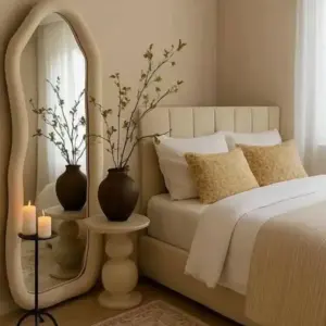 زويتا مرايا أرضية بتصميم منحني