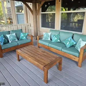 سافوي أثاث خارجي خشبي فاخر من LIVING