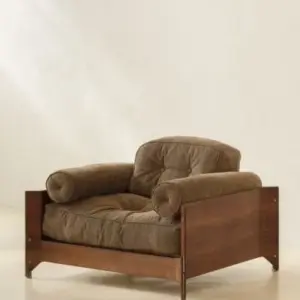 أورفيو كرسي استرخاء بتصميم خشبي فاخر من LIVING