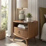 لورا كومود خشب طبيعي من ليفينج