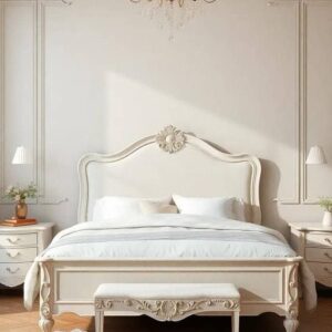 سرير السلطان الأبيض الكلاسيك