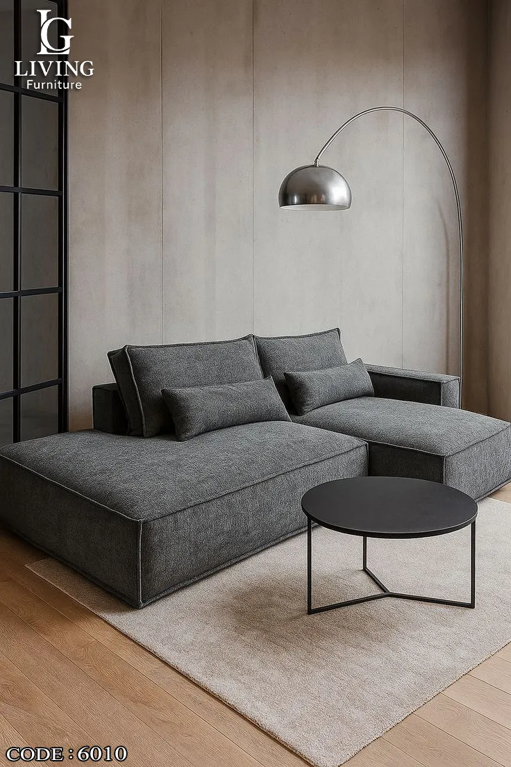 رونزا ركنة مودرن رمادي غامق من ليفينج